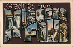 Greetings from Niagara Falls Postcard