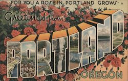 Greetings from Portland Postcard