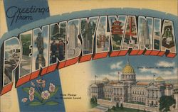 Greetings from Pennsylvania Postcard Postcard Postcard