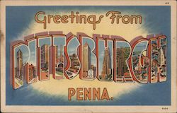 Greetings from Pittsburgh Postcard