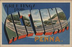 Greetings from Altoona Postcard