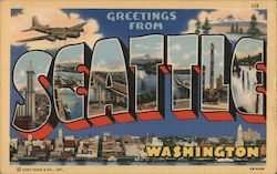 Greetings from Seattle Postcard
