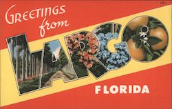 Greetings from Largo Florida Postcard Postcard Postcard