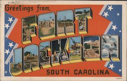 Greetings from Fort Jackson South Carolina Postcard Postcard Postcard