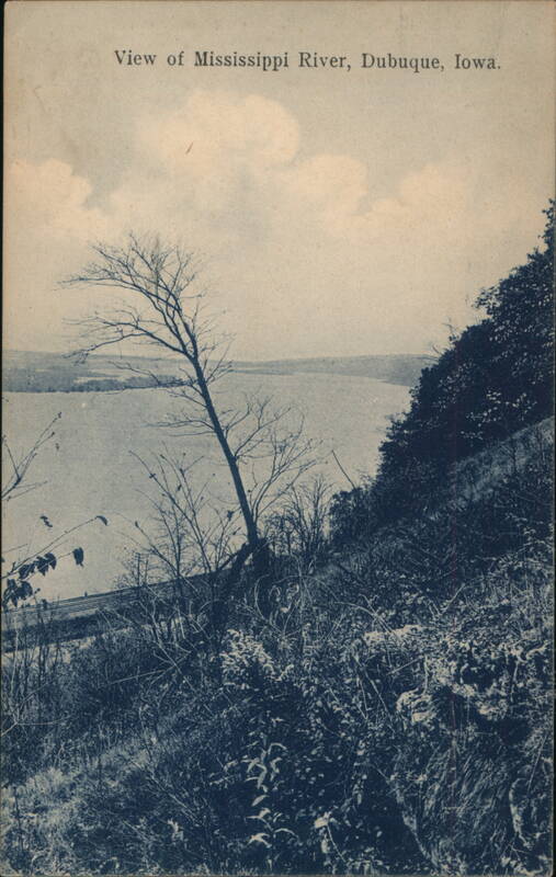 View of Mississippi River, Dubuque, Iowa