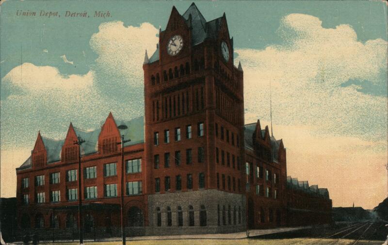 Union Depot, Detroit, Mich. Michigan