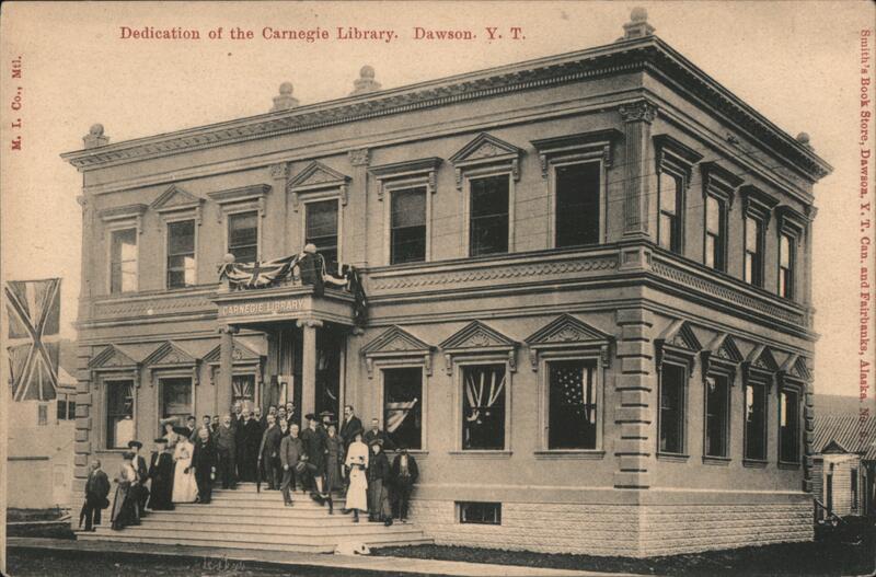 Dedication of Carnegie Library, Dawson, Yukon Territory YT Canada