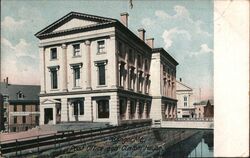Bangor, ME - Post Office and Custom House Postcard