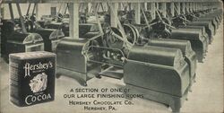 Hershey Chocolate Co. Cocoa Finishing Room, Hershey PA Postcard