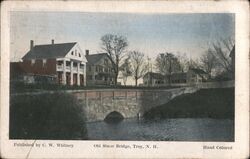 Old Stone Bridge, Troy, New Hampshire Postcard