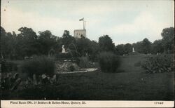 Floral Basin No. 3, Soldiers & Sailors Home, Quincy, IL Postcard