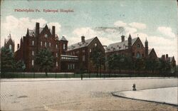 Philadelphia PA Episcopal Hospital Postcard