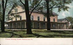 Friends Meeting House, Germantown Pa. Postcard