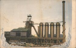 Sydney Mines, Cape Breton, Nova Scotia Blast Furnace Postcard