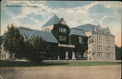 Bishop Museum, Honolulu, Hawaii Postcard