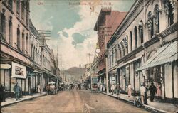 Street Scene, Honolulu, T.H. Postcard
