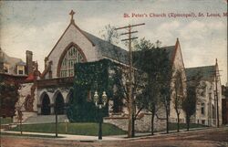 St. Peter's Church (Episcopal), St. Louis, MO Postcard
