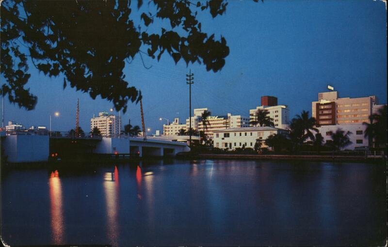 Scenic View of Indian Creek Miami Beach Florida