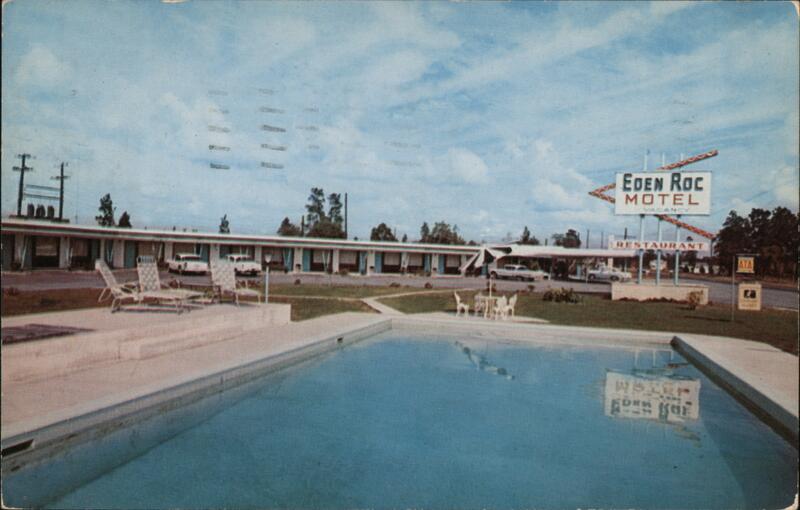 Eden Roc Motel, Jesup, Georgia - Pool