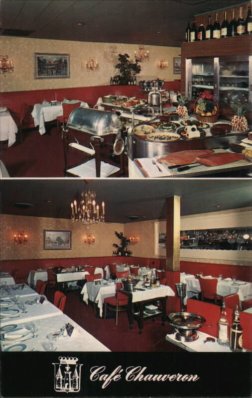Cafe Chauveron Restaurant Interior, Paris in New York