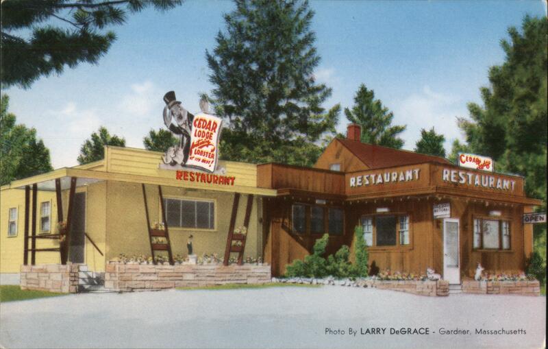 Cedar Lodge Restaurant, Route 2, Templeton, MA Massachusetts