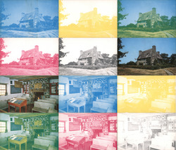 Set of 12 Production Proofs: Henry Whitfield House State Historical Museum Postcard