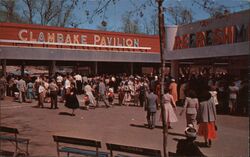 Clambake Pavilion, Lincoln Park Postcard