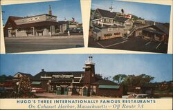 Hugo's Three Internationally Famous Restaurants Postcard