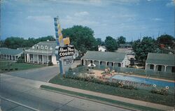 Alamo Plaza Hotel Courts, Nashville, Tennessee Postcard