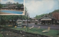 Johnson's Court Motel, Gatlinburg, TN Postcard