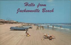 Hello from Jacksonville Beach, Florida Postcard