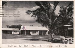 Gulf and Bay Club, Siesta Key, Sarasota, Florida Postcard