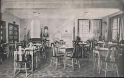 Moravian Inn Dining Room, Allentown PA Postcard