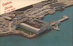 Captain Stearns Restaurant and Boating Center, Atlantic City NJ Postcard