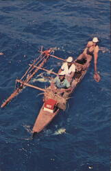 Tin Can Island Mail, Outrigger Canoe, Niuofo'ou, Tonga Postcard