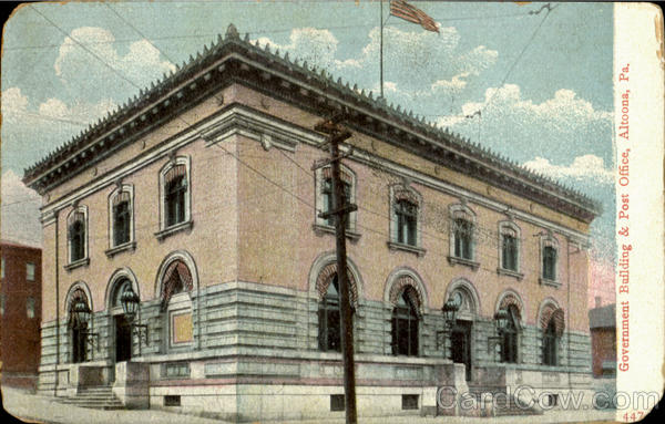 Government Building & Post Office Altoona Pennsylvania