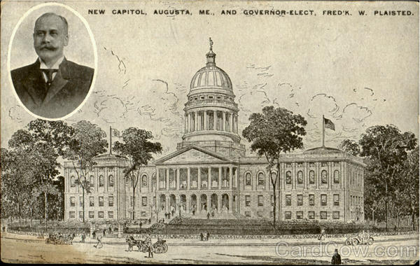Governor-Elect, Fred'K. W. Plaisted. Augusta Maine