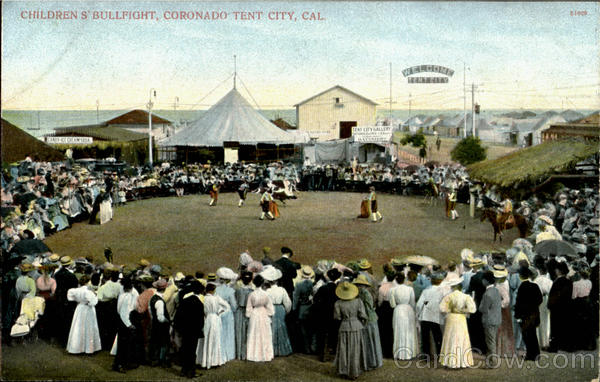 Childrens' Bullfight, Coronado Tent City California