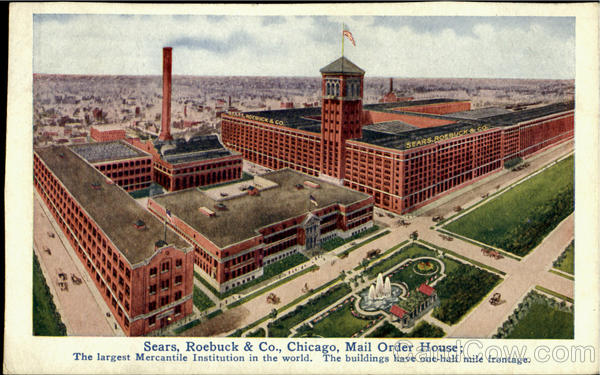 Sears, Roebuck & Co., Chicago, Mail Order House Illinois