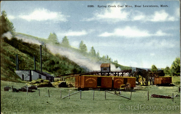 Spring Creek Coal Mind Lewistown Montana