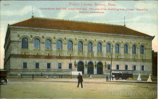 Public Library Boston Massachusetts