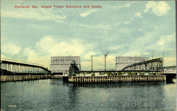 Grand Truck Elevator And Docks Portland Maine