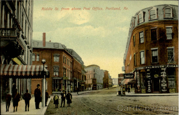 Middle St. From Post Office Portland Maine