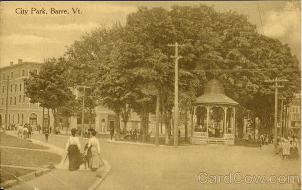 City Park Barre Vermont