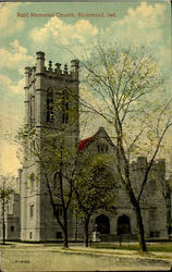 Reid Memorial Richmond, IN Postcard Postcard