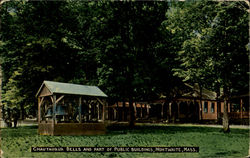 Chautauqua Bells And Part Of Public Building, Montwaite Framingham, MA Postcard Postcard