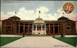 Forestyy Building And Band Stand Seattle, WA Postcard Postcard