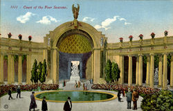 Court Of The Seasons Postcard