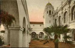 Arches And Court,Southern Counties Building Postcard