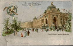 Corner Palace of Varied Industries Postcard